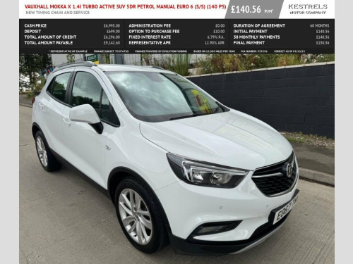 Vauxhall Mokka X  1.4i Turbo Active SUV 5dr Petrol Manual Euro 6 (s/