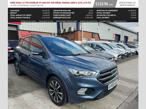 Ford Kuga  2.0 TDCi EcoBlue ST-Line SUV 5dr Diesel Manual Eur