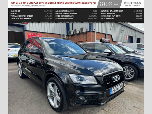 Audi Q5  2.0 TDI S line Plus SUV 5dr Diesel S Tronic quattr