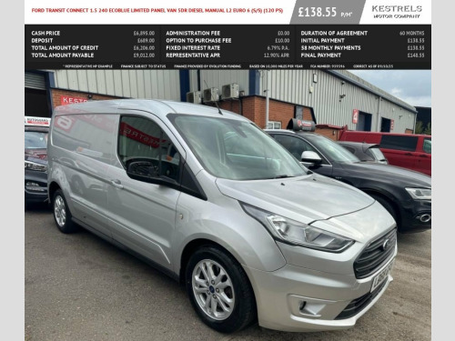 Ford Transit Connect  1.5 240 EcoBlue Limited Panel Van 5dr Diesel Manua