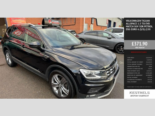 Volkswagen Tiguan  1.5 TSI EVO Match SUV 5dr Petrol DSG Euro 6 (s/s) 