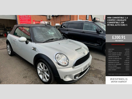 MINI Convertible  1.6 Cooper S Highgate Convertible 2dr Petrol Auto 