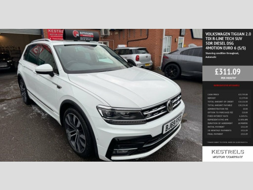 Volkswagen Tiguan  2.0 TDI R-Line Tech SUV 5dr Diesel DSG 4Motion Eur 