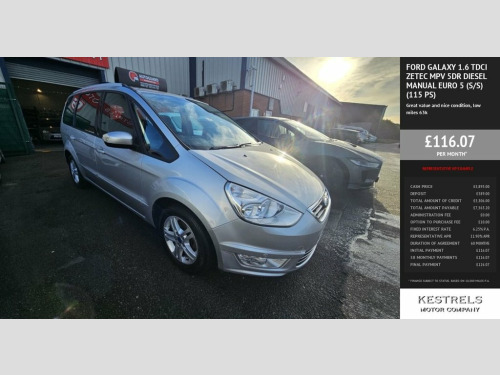 Ford Galaxy  1.6 TDCi Zetec MPV 5dr Diesel Manual Euro 5 (s/s)  