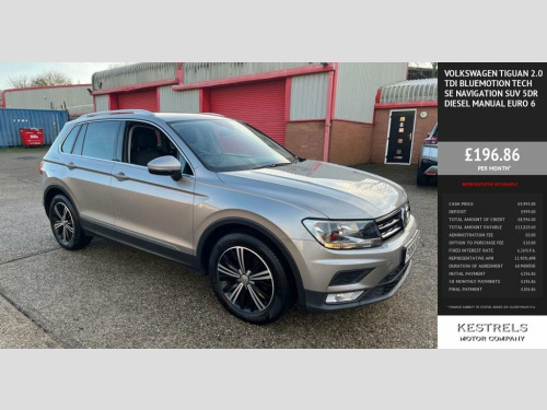 Volkswagen Tiguan  2.0 TDI BlueMotion Tech SE Navigation SUV 5dr Dies 
