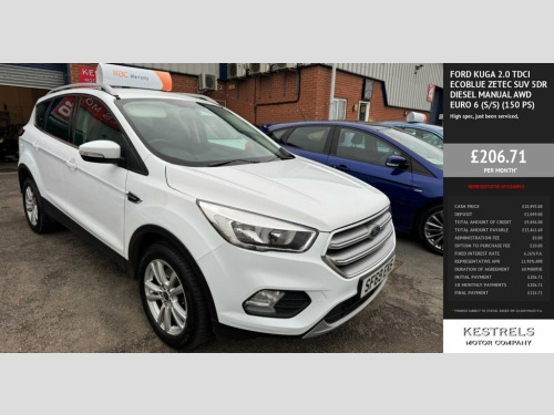 Ford Kuga  2.0 TDCi EcoBlue Zetec SUV 5dr Diesel Manual AWD E 