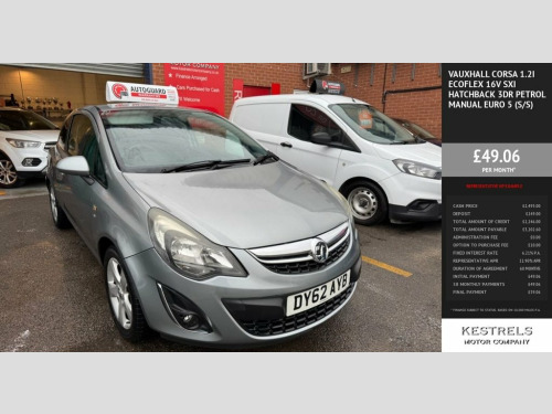 Vauxhall Corsa  1.2i ecoFLEX 16V SXi Hatchback 3dr Petrol Manual E 