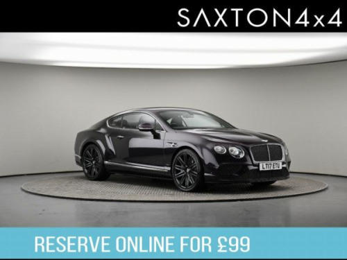 Bentley Continental  6.0 W12 GT Speed Coupe 2dr Petrol Auto 4WD (642 ps)