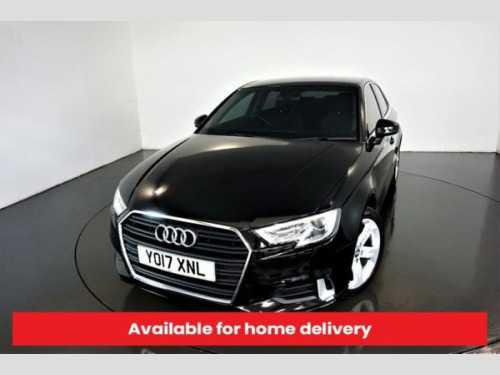 Audi A3  2.0 TDI SPORT 4d AUTO-2 OWNER CAR-BLACK RALLYE CLOTH-VIRTUAL COCKPIT-BLUETO