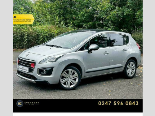 Peugeot 3008 Crossover  1.6 e-HDi Allure EGC (s/s) 113 Bhp | Pan roof _ Sat Nav _ Camera _ BTooth _