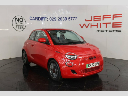 Fiat 500  42KWH RED 3dr  auto (SAT NAV, CRUISE, BLUETOOTH)