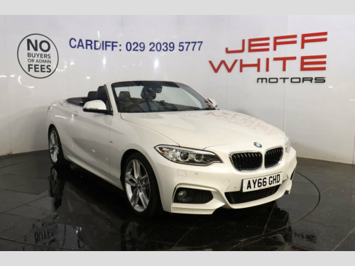 BMW 2 Series  2.0 218d M Sport Convertible 2dr (SAT NAV, HARMAN 