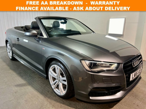 Audi A3 Cabriolet  1.4 TFSI CoD S line Convertible 2dr Petrol Manual 