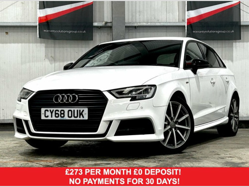 Audi A3  1.0 TFSI 30 Black Edition Sportback 5dr Petrol Man 
