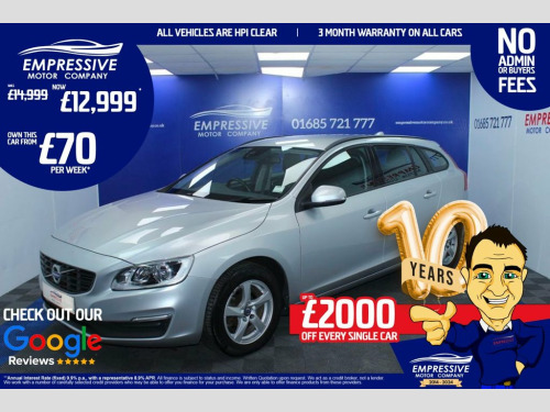 Volvo V60  2.0 D2 BUSINESS EDITION 5d 118 BHP