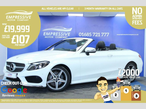 Mercedes-Benz C-Class  2.1 C 250 D AMG LINE PREMIUM PLUS 2d 201 BHP