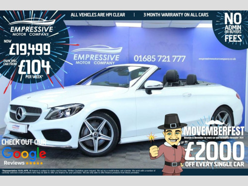 Mercedes-Benz C-Class  2.1 C 250 D AMG LINE PREMIUM PLUS 2d 201 BHP