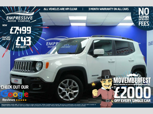 Jeep Renegade  1.6 E-torQ Longitude 5dr