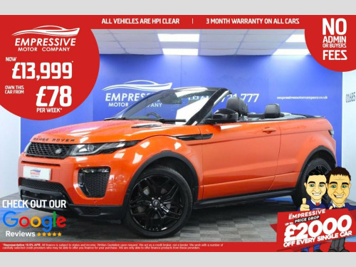 Land Rover Range Rover Evoque  2.0 TD4 HSE DYNAMIC LUX 3d 177 BHP