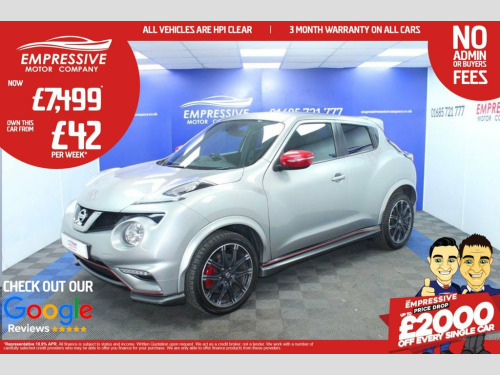 Nissan Juke  1.6 NISMO RS DIG-T 5d 215 BHP