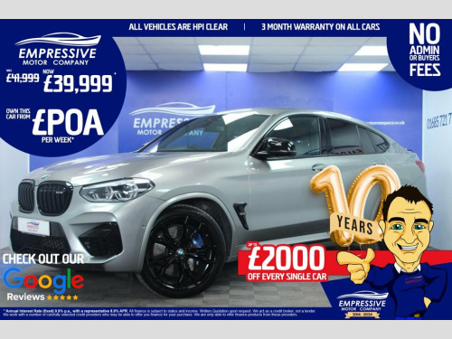 BMW X4  3.0 M COMPETITION 4d 503 BHP