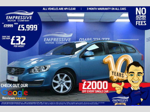 Volvo V60  1.6 D2 BUSINESS EDITION 5d 113 BHP