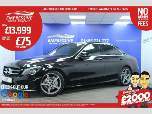 Mercedes-Benz C-Class  2.1 C 220 D AMG LINE 4d 170 BHP