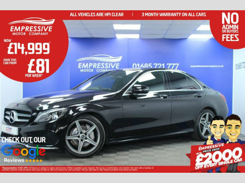 Mercedes-Benz C-Class  2.1 C 220 D AMG LINE 4d 170 BHP