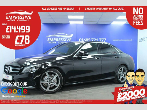 Mercedes-Benz C-Class  2.1 C 220 D AMG LINE 4d 170 BHP