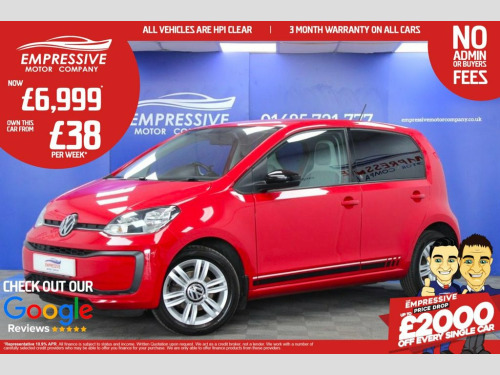 Volkswagen up!  1.0 UP BY BEATS 5d 60 BHP