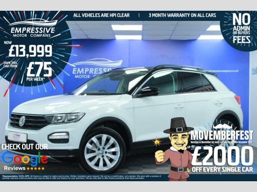 Volkswagen T-ROC  1.0 SE TSI 5d 114 BHP