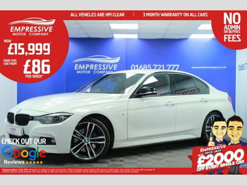 BMW 3 Series  2.0 320D M SPORT SHADOW EDITION 4d 188 BHP