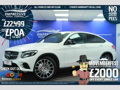 Mercedes-Benz GLC-Class  2.1 GLC 220 D 4MATIC AMG LINE PREMIUM 4d 168 BHP