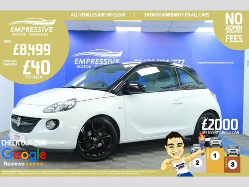 Vauxhall ADAM  1.2 ENERGISED 3d 69 BHP