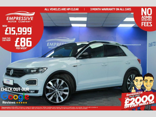 Volkswagen T-ROC  1.6 R-LINE TDI 5d 114 BHP