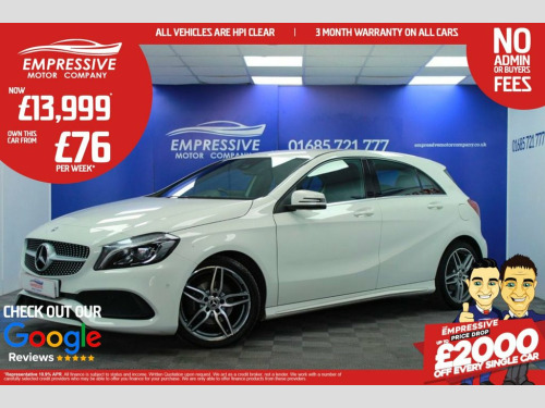 Mercedes-Benz A-Class  1.5 A 180 D AMG LINE PREMIUM 5d 107 BHP