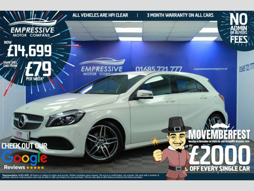 Mercedes-Benz A-Class  1.5 A 180 D AMG LINE PREMIUM 5d 107 BHP