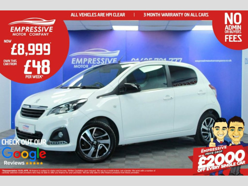 Peugeot 108  1.0 ALLURE 5d 72 BHP