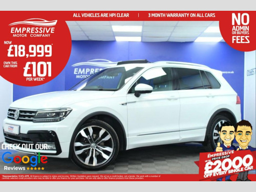 Volkswagen Tiguan  2.0 R-LINE TDI BMT 4MOTION DSG 5d 188 BHP