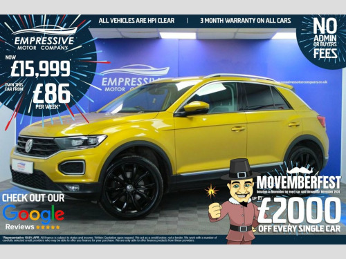 Volkswagen T-ROC  2.0 SEL TDI 4MOTION 5d 148 BHP