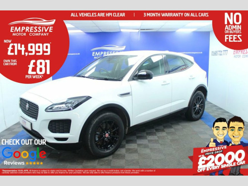 Jaguar E-PACE  2.0 D150 SUV 5dr Diesel Manual AWD Euro 6 (s/s) (1