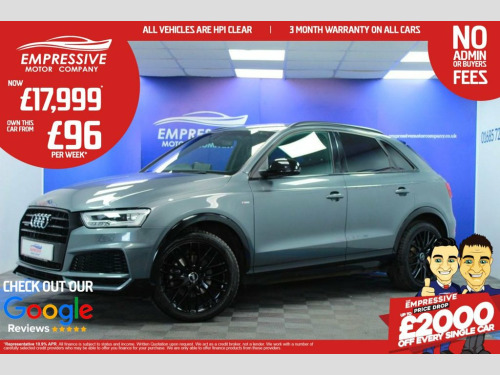 Audi Q3  2.0 TDI Black Edition SUV 5dr Diesel Manual quattr