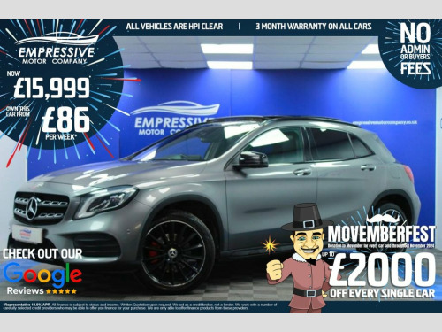 Mercedes-Benz GLA-Class  2.1 GLA220d AMG Line (Premium Plus) SUV 5dr Diesel