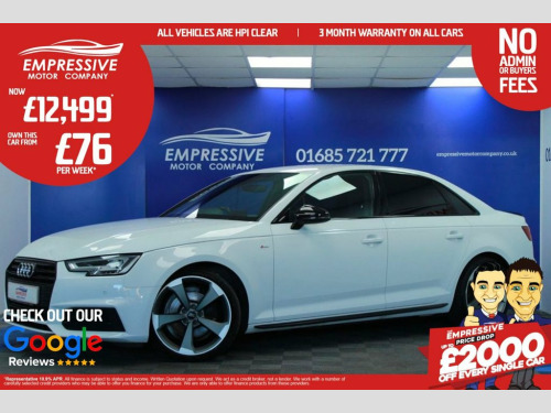 Audi A4  1.4 TFSI Black Edition Saloon 4dr Petrol Manual Eu