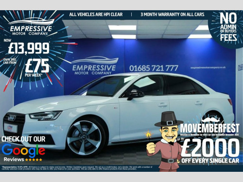 Audi A4  1.4 TFSI Black Edition Saloon 4dr Petrol Manual Eu