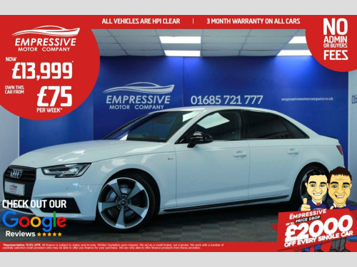 Audi A4  1.4 TFSI Black Edition Saloon 4dr Petrol Manual Eu