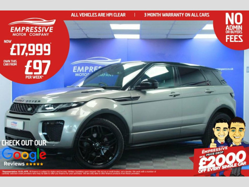 Land Rover Range Rover Evoque  2.0 TD4 HSE Dynamic SUV 5dr Diesel Auto 4WD Euro 6