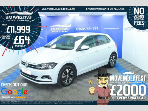 Volkswagen Polo  1.0 SE Hatchback 5dr Petrol Manual Euro 6 (s/s) (6