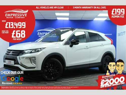 Mitsubishi Eclipse Cross  1.5T Black SUV 5dr Petrol CVT 4WD Euro 6 (s/s) (16