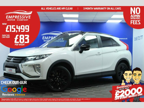 Mitsubishi Eclipse Cross  1.5T Black SUV 5dr Petrol CVT 4WD Euro 6 (s/s) (16